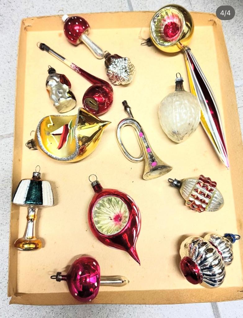 Boules de Noël anciennes, prix unitaire, Enlèvement ou Envoi