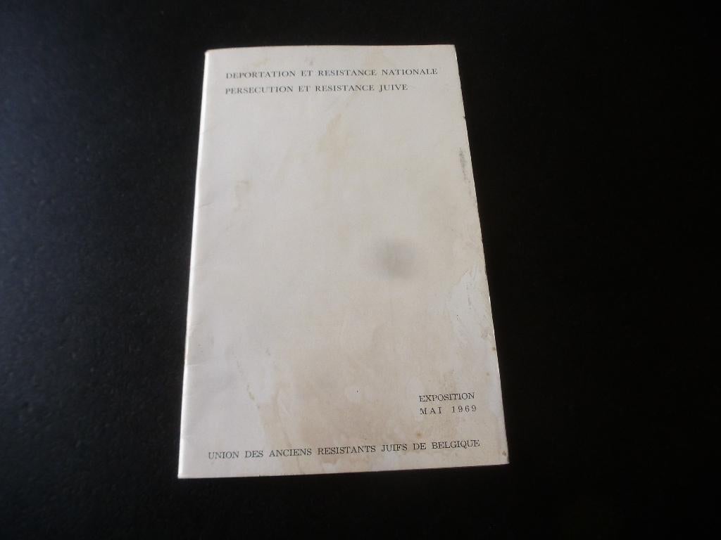 Déportation et résistance Juive Belgique, Livres, Enlèvement ou Envoi, XX, Utilisé, 20e siècle ou après