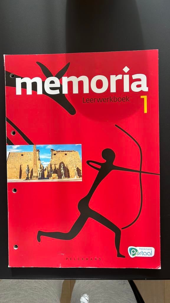 Schoolboek Geschiedenis: Memoria 1 Leerwerkboek, Ophalen, Zo goed als nieuw, Geschiedenis