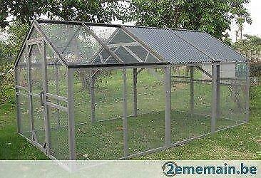 Poulailler/Enclos/parc 9m² voliere chatire XXL NEUF, Verzenden, Nieuw, Kippenhok of Kippenren