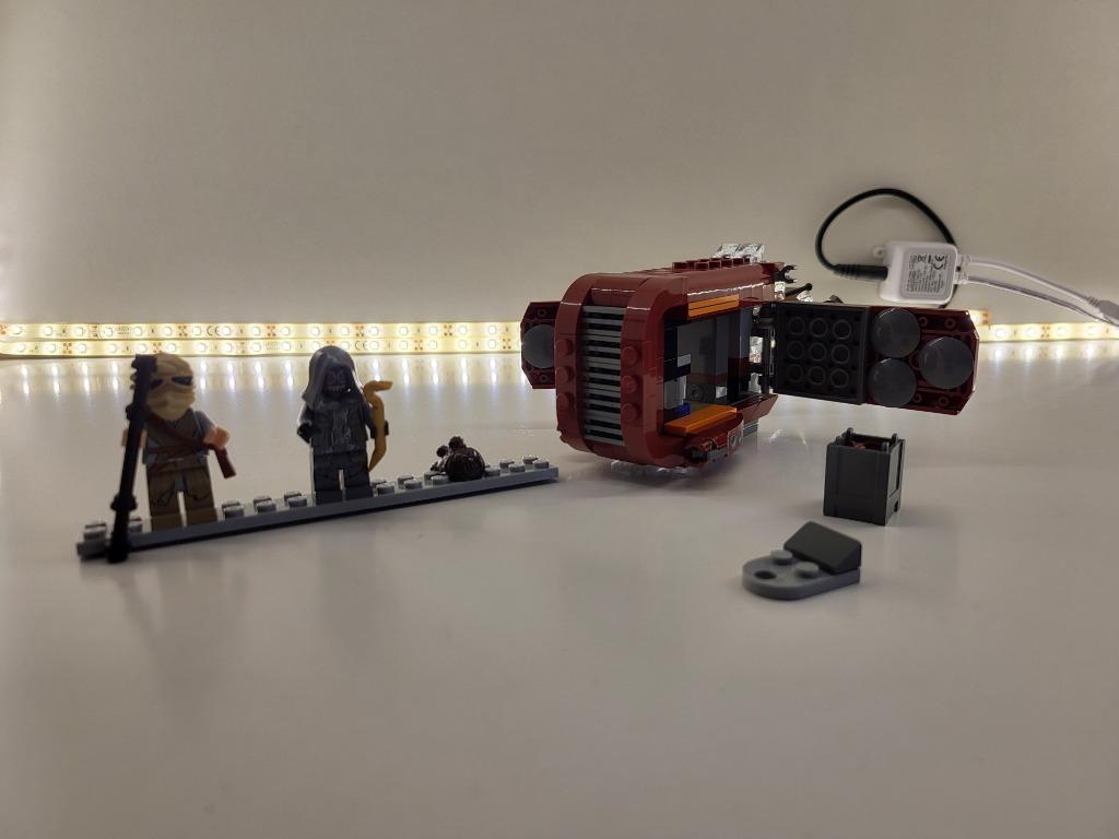 LEGO 75099 Rey's Speeder - 15€ - zonder manual, Ophalen, Lego