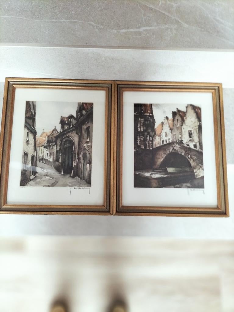 R.Hebbelinck litho's, Antiek en Kunst, Ophalen