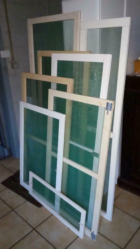 Vliegenramen in verschillende maten, Doe-het-zelf en Bouw, Ophalen, Gebruikt, Minder dan 80 cm, Hordeur