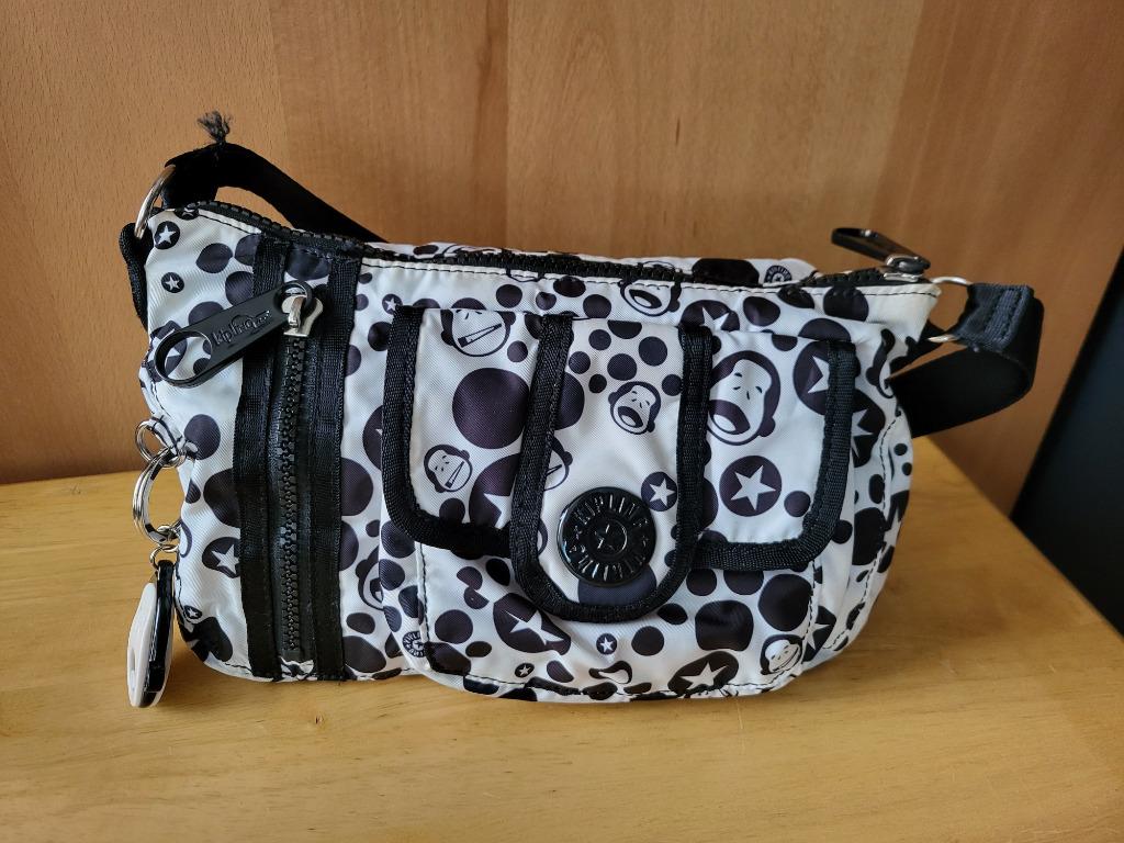 Sac à bandoulière Kipling Gorilla Girlz (avec porte-clé), Ophalen, Gebruikt, Wit, Kipling