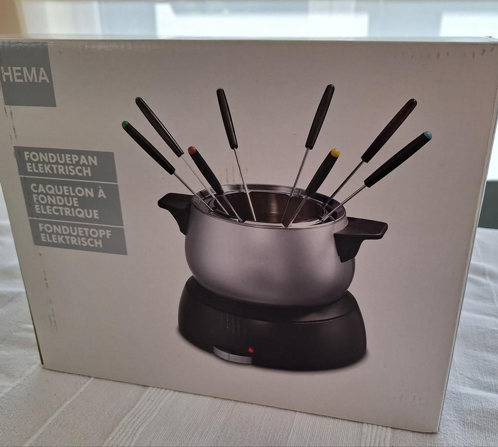 Fonduetoestel elektrisch in nieuwstaat. Inhoud 1,5 liter, Electroménager, Fondue, Enlèvement, Comme neuf, Électrique, Poêle à fondue