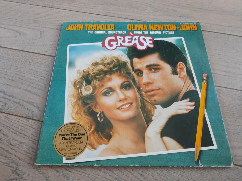 Dubbel lp :  Geàse (John Travolta - Olivia Newton-John), Cd's en Dvd's, Ophalen of Verzenden, Zo goed als nieuw
