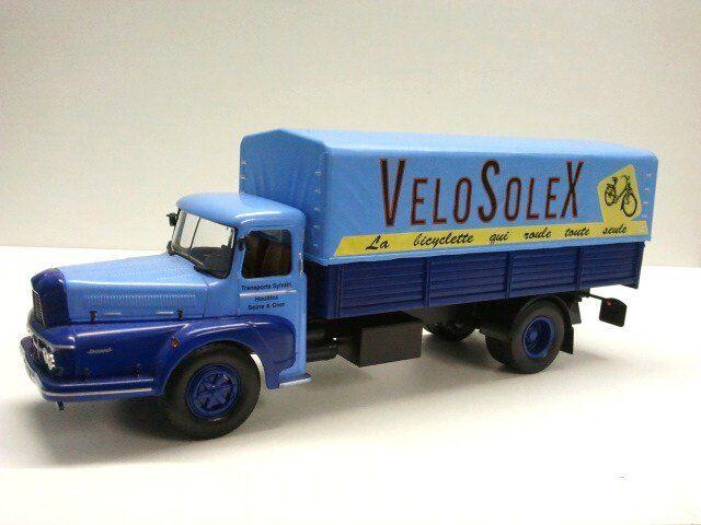 CAMION 1/43 UNIC IZOARD avec PUB:VELOSOLEX, Ophalen of Verzenden, Nieuw, Bus of Vrachtwagen