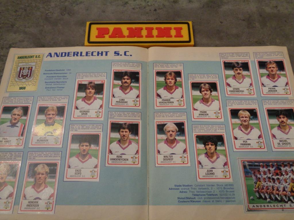 PANINI STICKER ALBUM VOETBAL FOOTBALL 86 anno 1986 voetbal, Verzenden, Zo goed als nieuw, Sticker