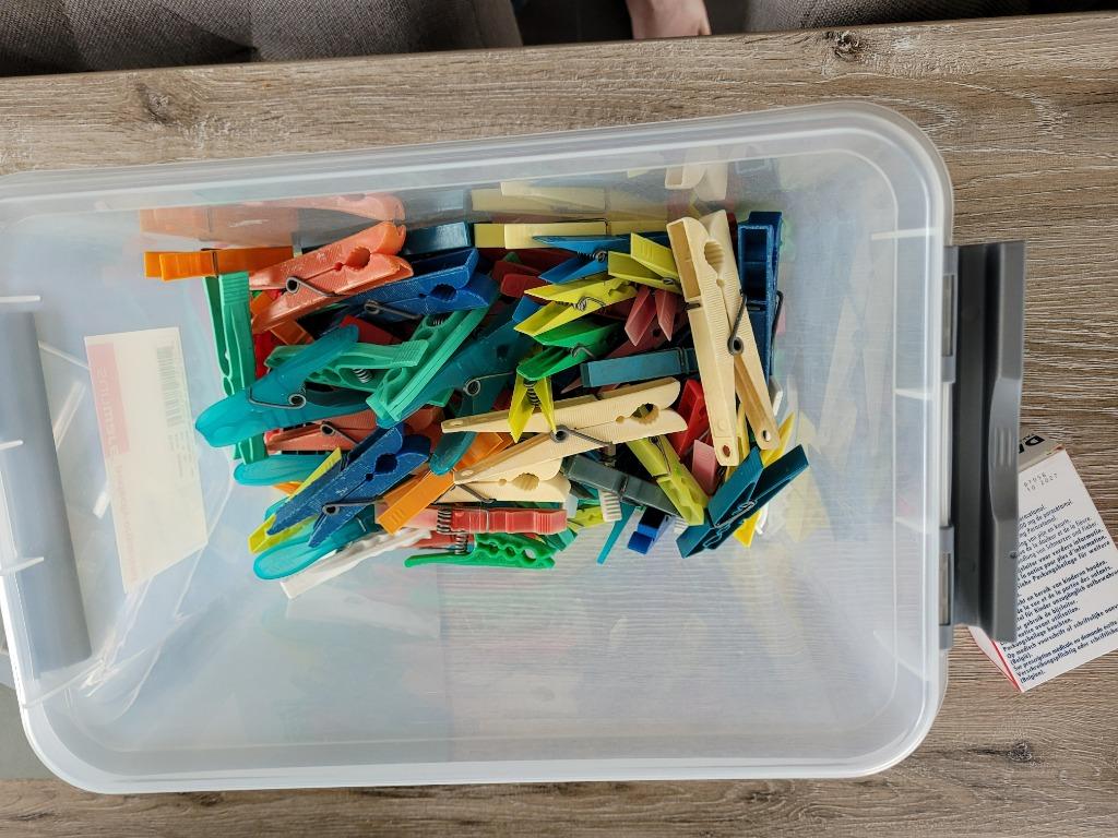 wasspelden, Ophalen, Gebruikt, Overige materialen