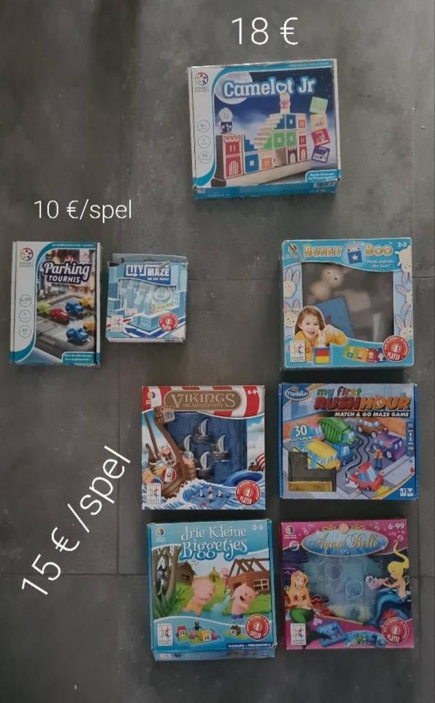 Smartgames, Ophalen, Gebruikt