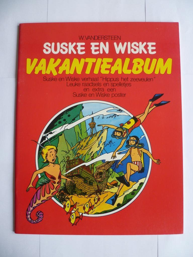 SUSKE&WISKE"VAKANTIEALBUM"MET 8X STICKER EN POSTER UIT 1977, Boeken, Verzenden, Willy Vandersteen, Eén stripboek, Nieuw