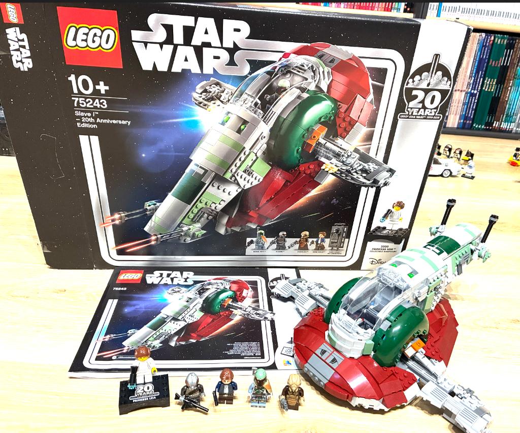 Lego 75243 Slave I - 20th Anniversary Edition, Ophalen, Zo goed als nieuw, Complete set, Lego