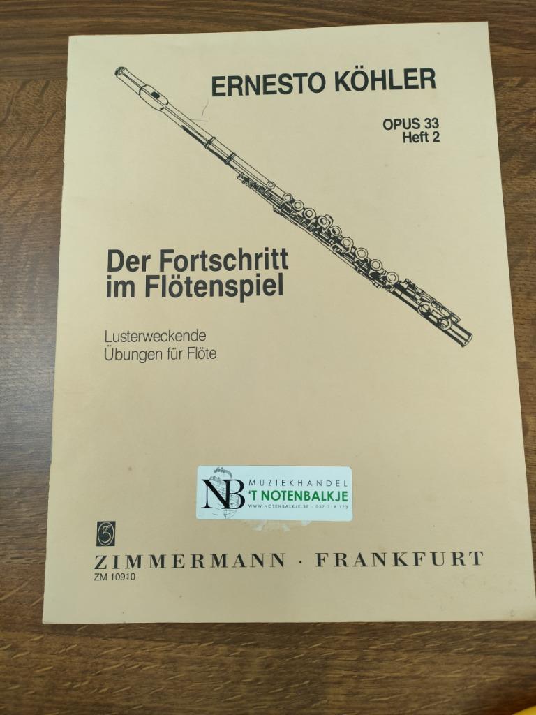 Boek dwarsfluit opus 33 nieuw, Ophalen of Verzenden, Nieuw, Dwarsfluit of Piccolo
