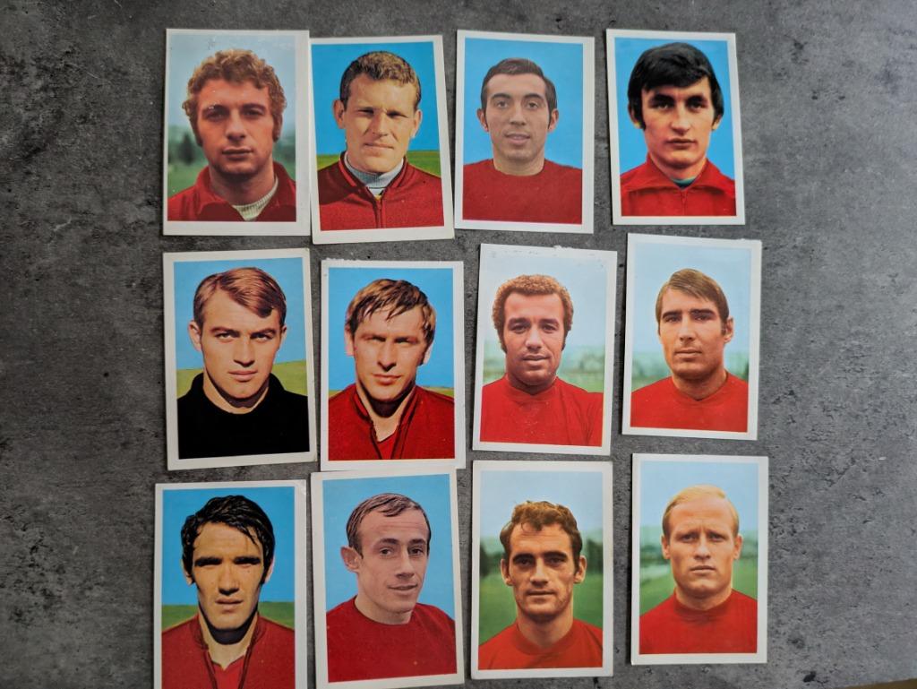 STANDARD LUIK VOETBAL 1970/1971 12X kaarten prenten, Verzenden