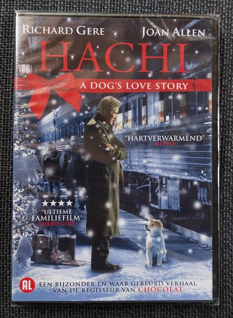 DVD -  HACHI  -  RICHARD GERE  -  ( SEALED  ), Cd's en Dvd's, Drama, Ophalen of Verzenden, Nieuw in verpakking, Alle leeftijden