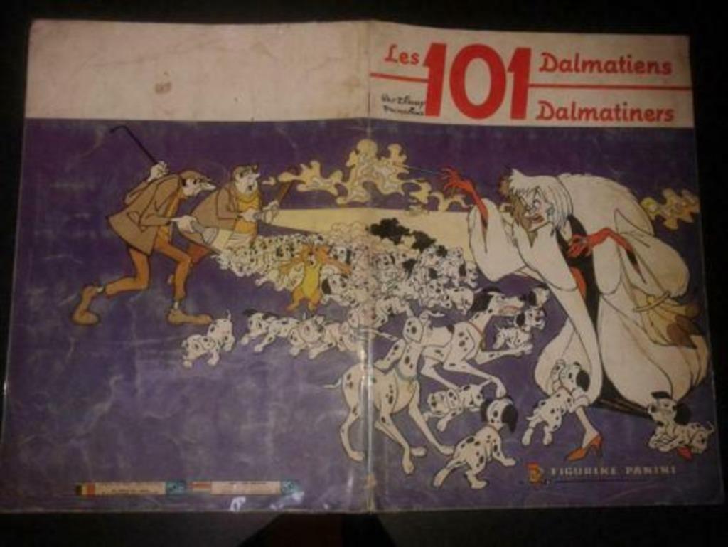Album complet disney 101 Dalmatiens 1986 panini ed belge BE, Collections, Enlèvement ou Envoi, Utilisé