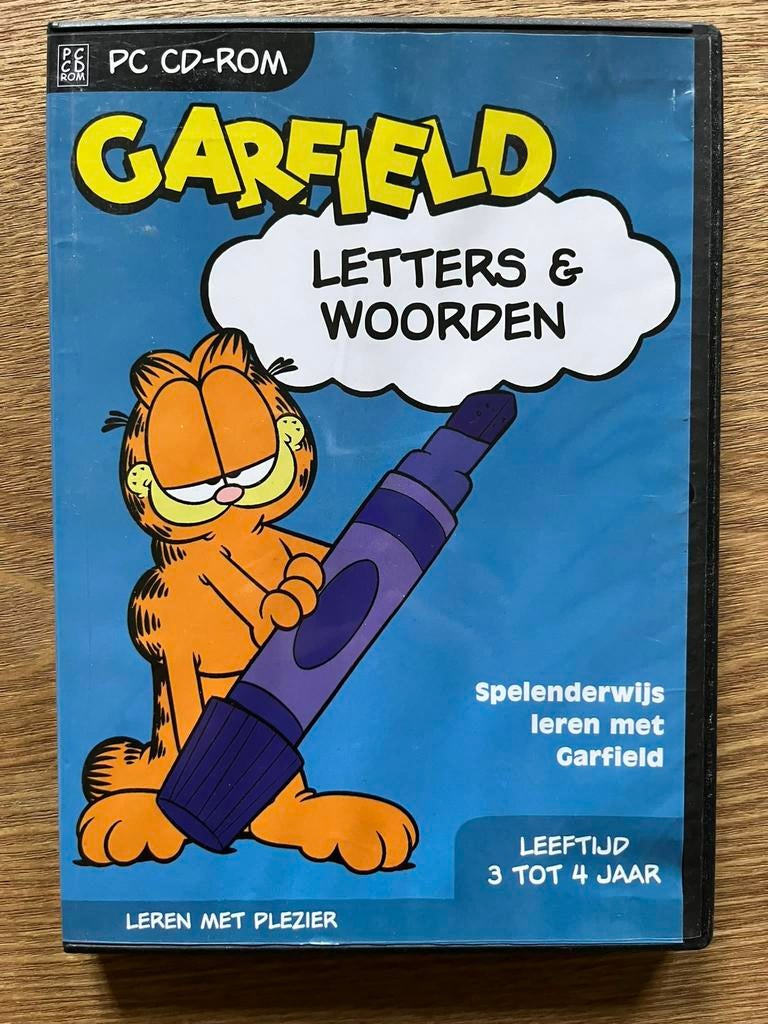 PC Garfield - Letters & Woorden, Kinderen en Baby's, Ophalen of Verzenden, Zo goed als nieuw, Taal en Lezen