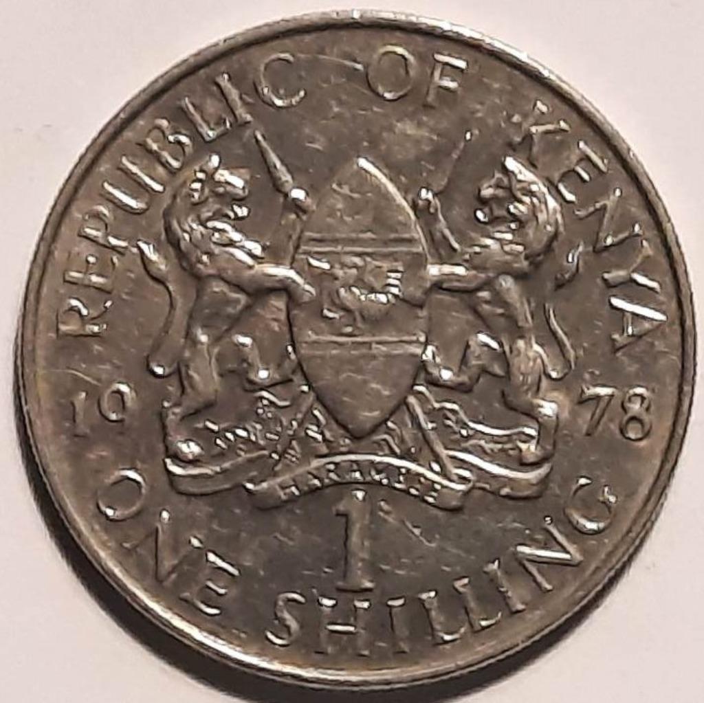 Kenia - 1 shilling - 1978, Ophalen of Verzenden, Overige landen, Losse munt