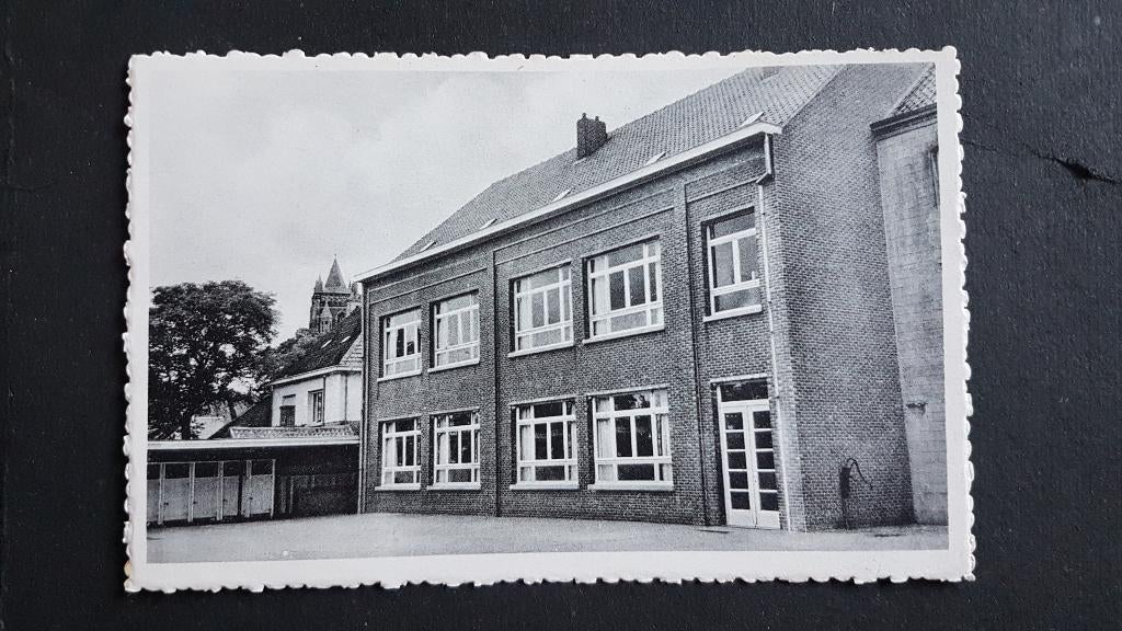 Postkaart Sint-Lenaarts Brecht 1952 Nieuwe Klaslokalen, Ophalen of Verzenden, 1940 tot 1960, Ongelopen, Antwerpen