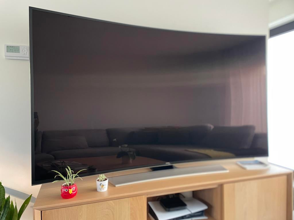 Perfect werkende 78 inch samsung curved ultra Hd lcd tv., Audio, Tv en Foto, Televisies, Zo goed als nieuw, LCD, 100 cm of meer