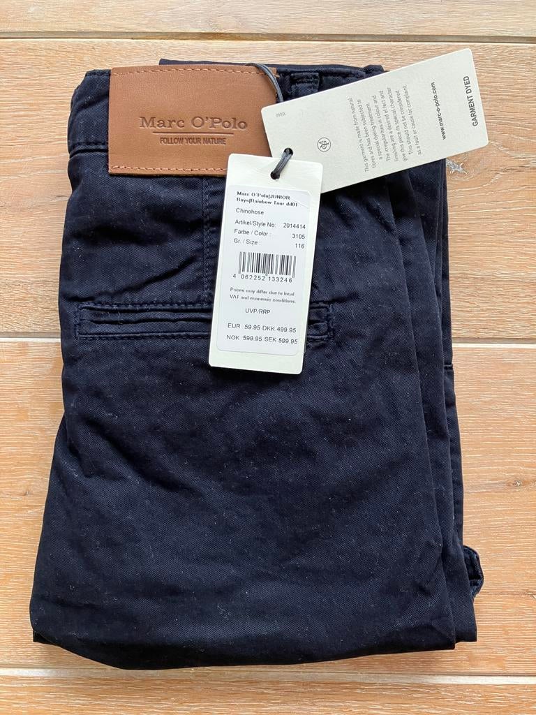 Nieuwe Marc O'Polo jongens broek donkerblauw maat 116/6j, Kinderen en Baby's, Broek, Marc O’Polo, Nieuw, Ophalen of Verzenden