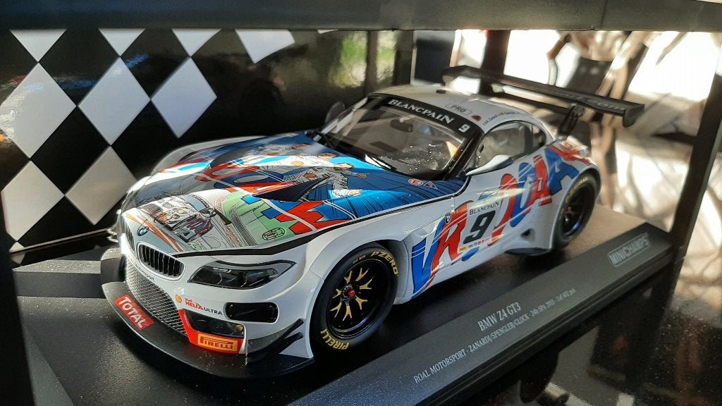 BMW Z4 GT3 Roal Motorsport 24h Spa 2015 1:18 MiniChamps, Ophalen of Verzenden, Nieuw, MiniChamps