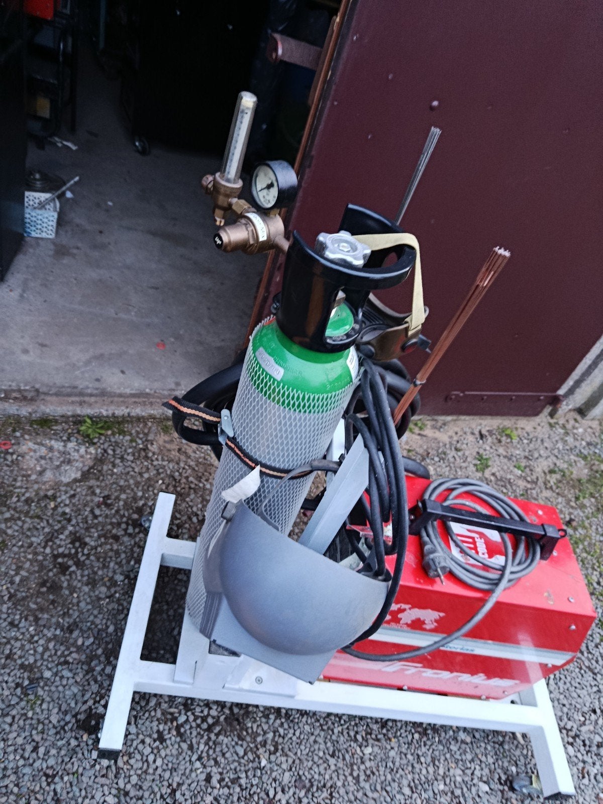 TIG laspost fronius fuzzy transtig 2000, Ophalen