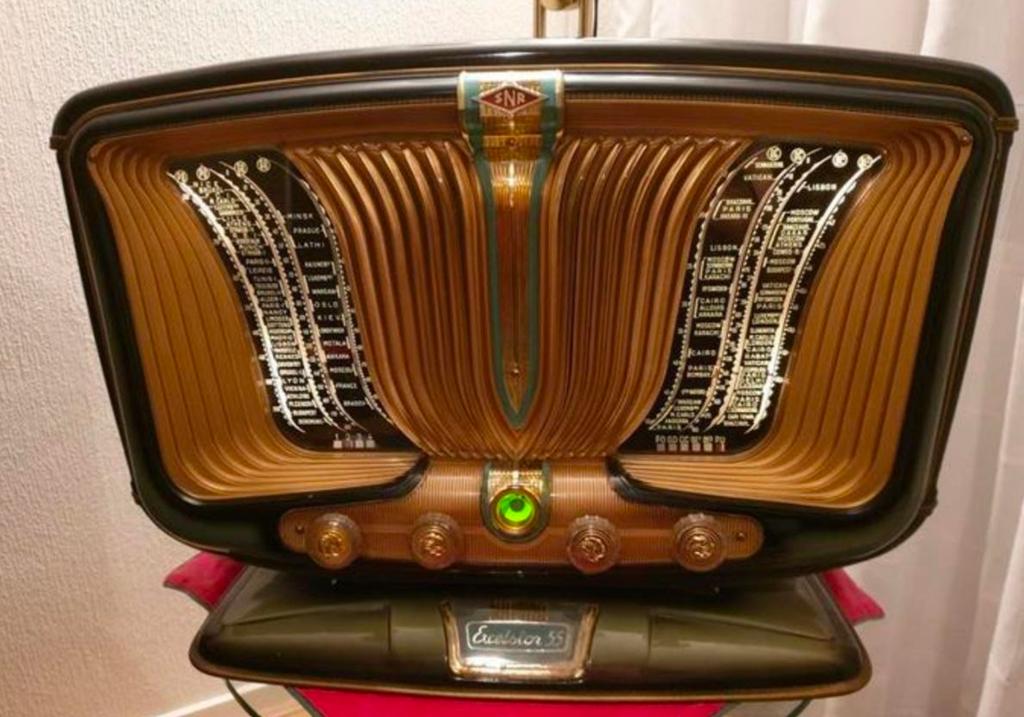 Excelsior Radio (type 55 uit 1954) | Nette staat, Ophalen of Verzenden