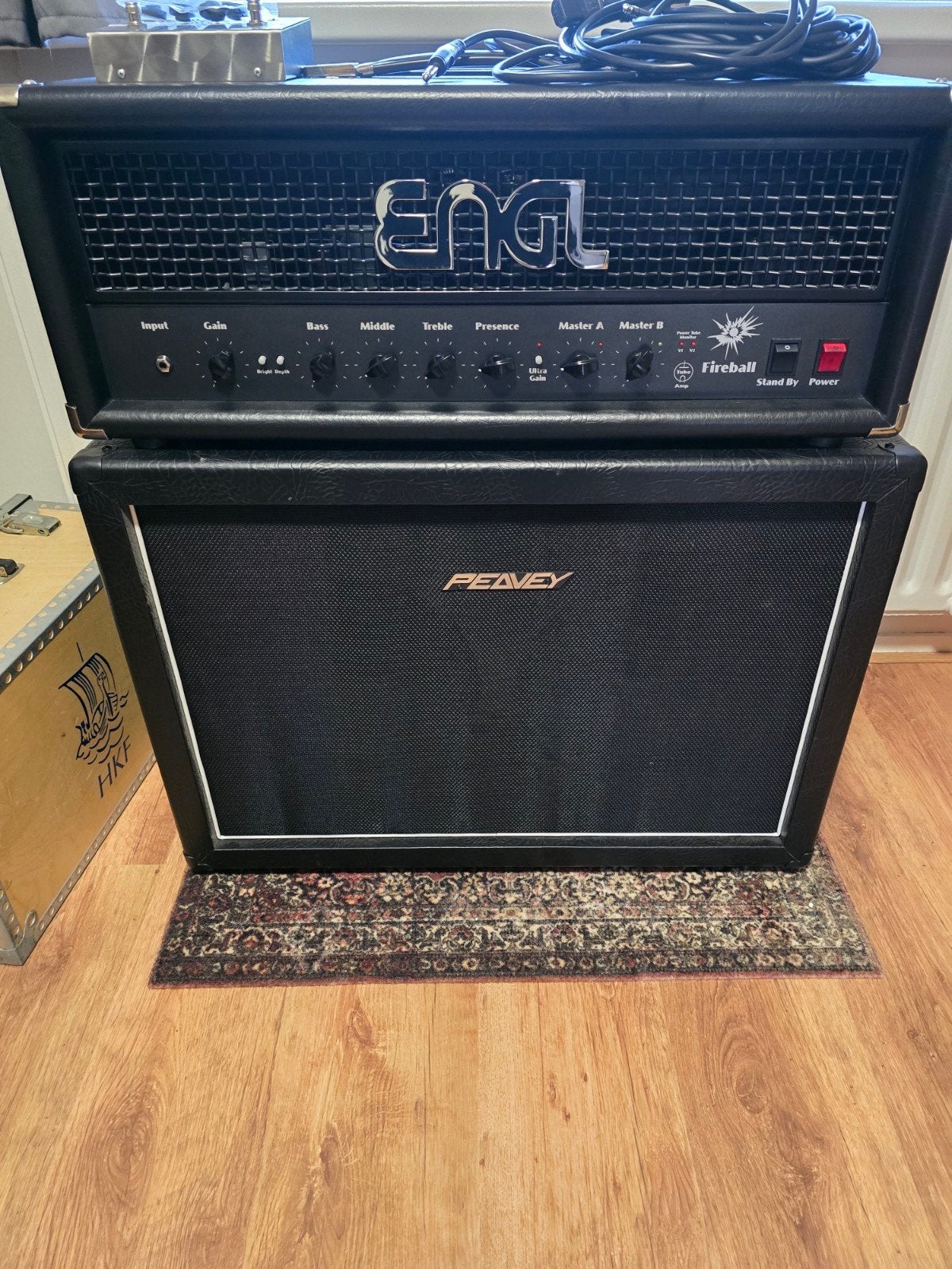 Engl Fireball 60 stack zie advertentie, Ophalen, Zo goed als nieuw, Gitaar, 50 tot 100 watt