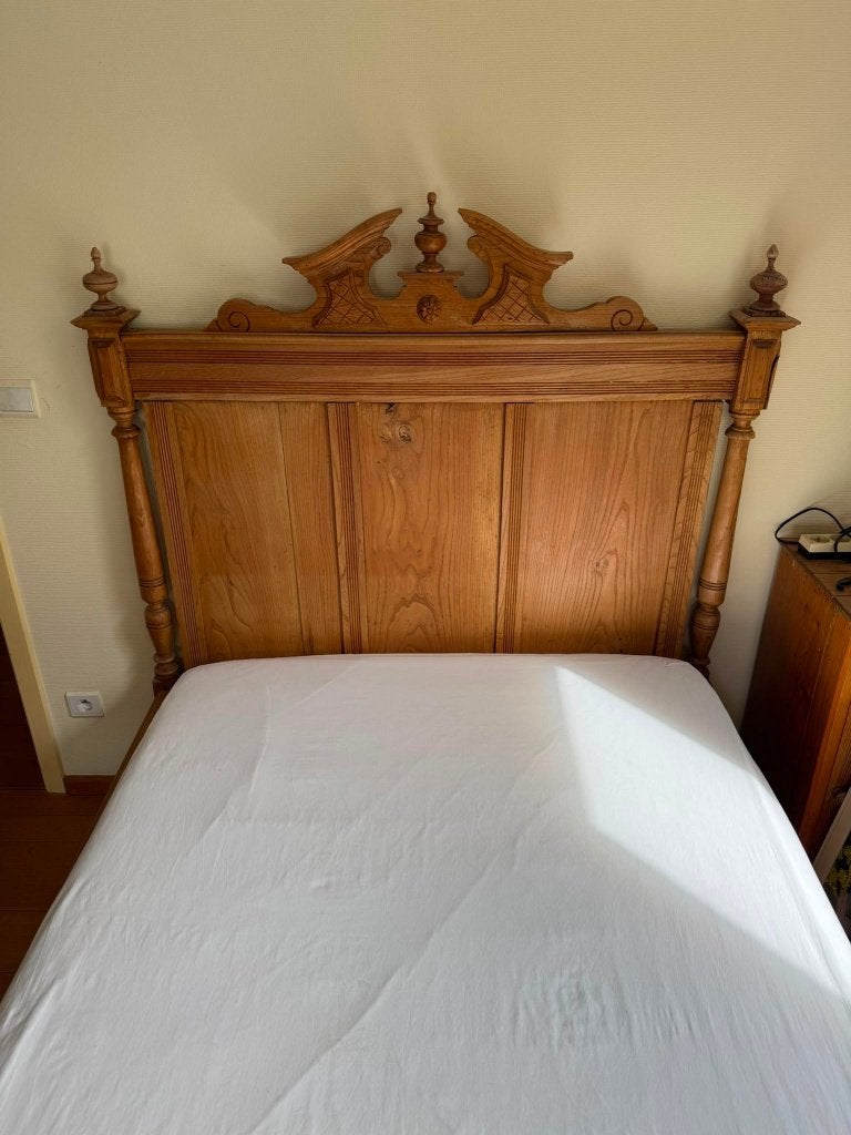 twijfelaar bed + bijhorende kast, Ophalen, Twijfelaar