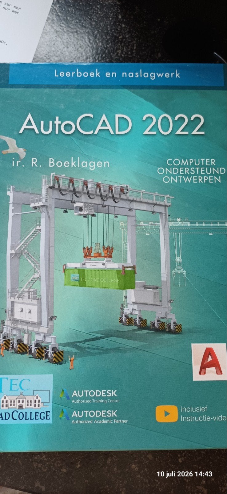 Ronald Boeklagen - AutoCAD 2022, Boeken, Informatica en Computer, Ophalen of Verzenden, Ronald Boeklagen