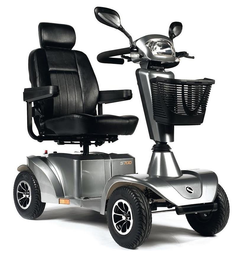Sterlings700 4 -wiel scootmobiel 15km/h (met garantie), Enlèvement ou Envoi, Comme neuf, 46 km ou plus, 11 à 15 km/h