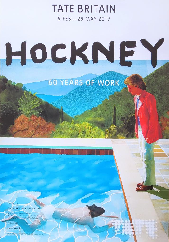 David Hockney - Exposition à la Tate Britain - 2017, Antiquités & Art, Art | Lithographies & Sérigraphies, Envoi