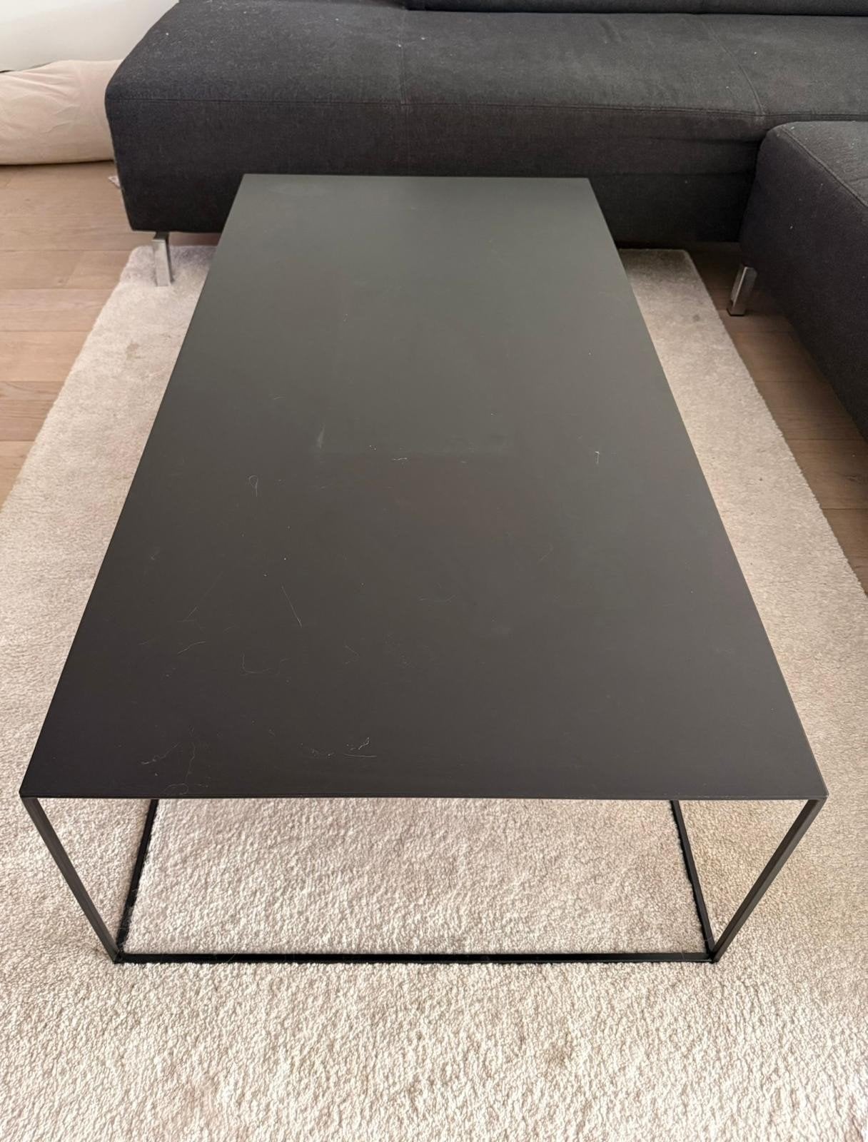 Salontafel zwart (topinterieur), Huis en Inrichting, Tafels | Salontafels, Ophalen
