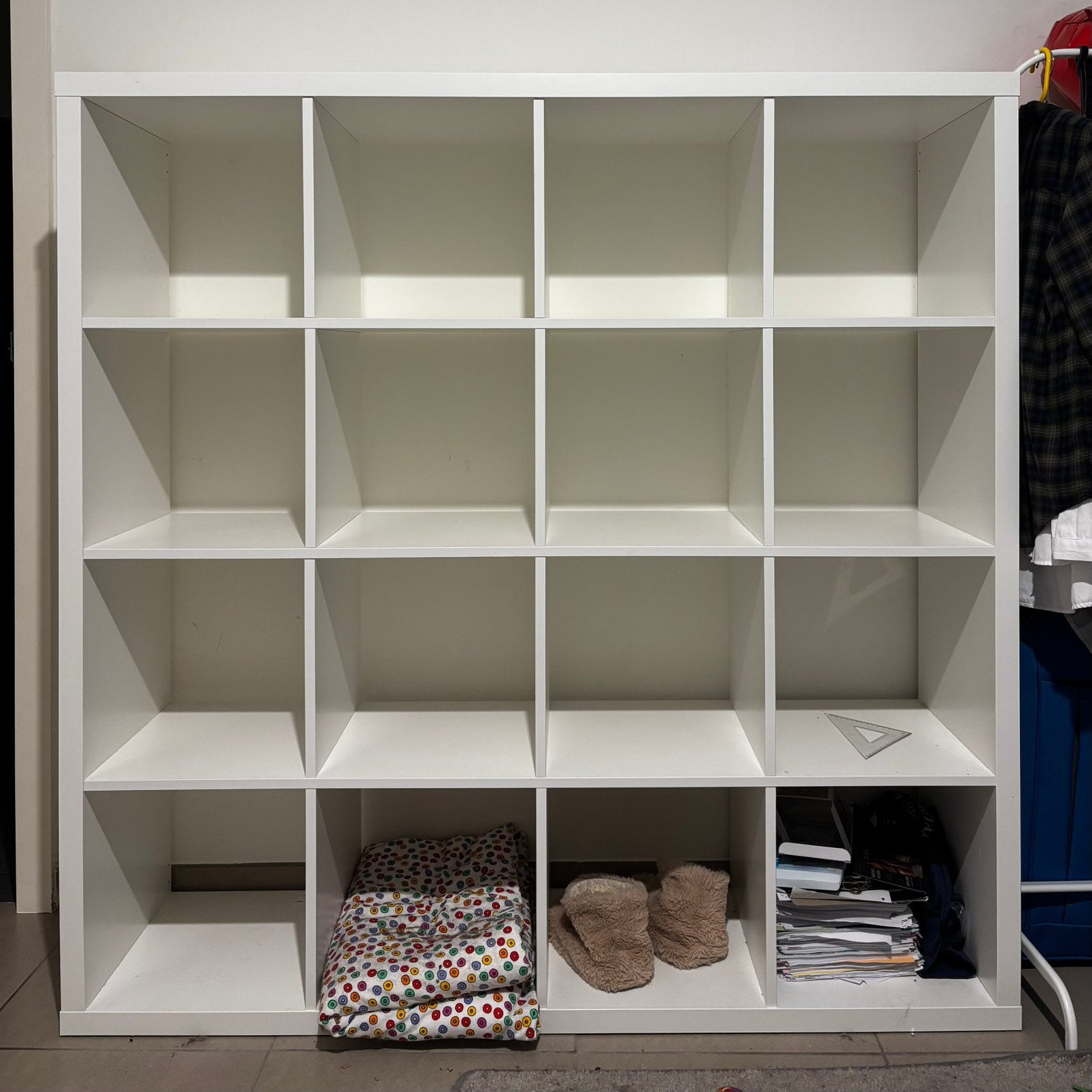 Witte open kast (16 vakken), Huis en Inrichting, Ophalen, Zo goed als nieuw