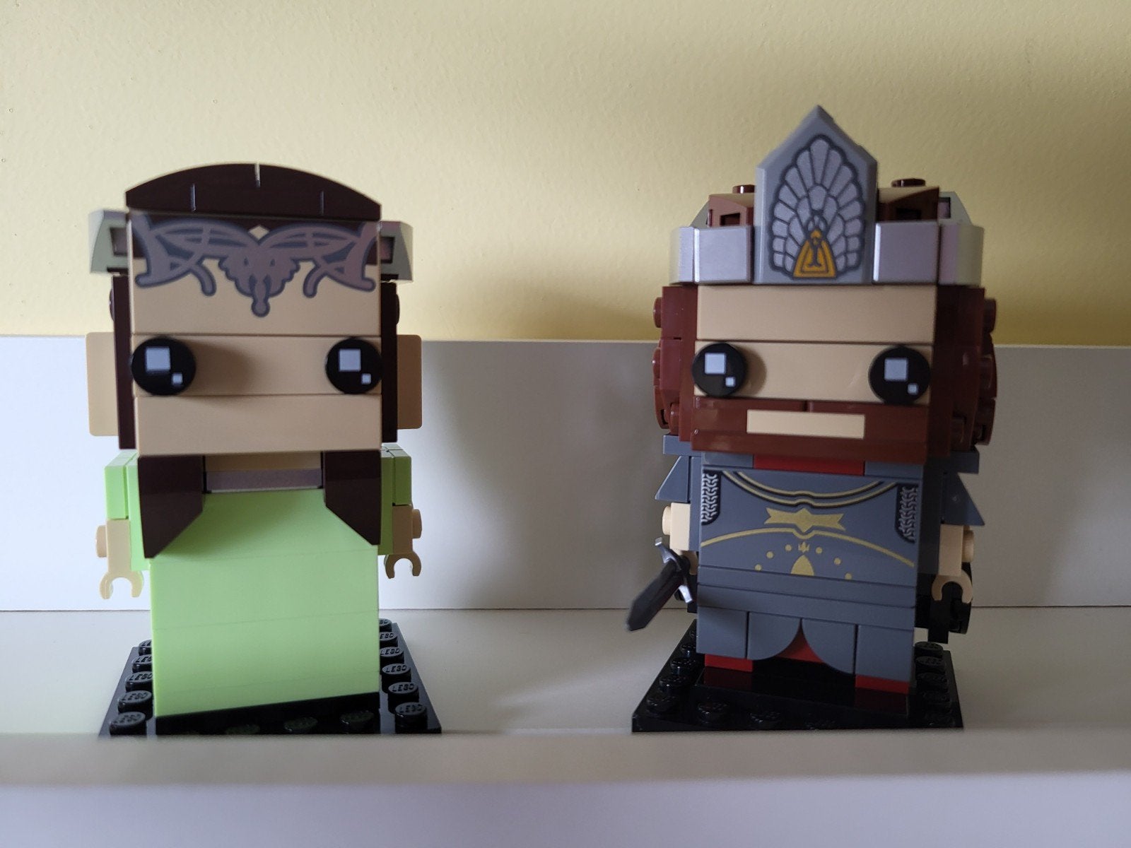 lego 40632 Brickheadz Lord of the rings, Aragorn & Arwen., BrickHeadz, Lego, Ophalen of Verzenden, Zo goed als nieuw
