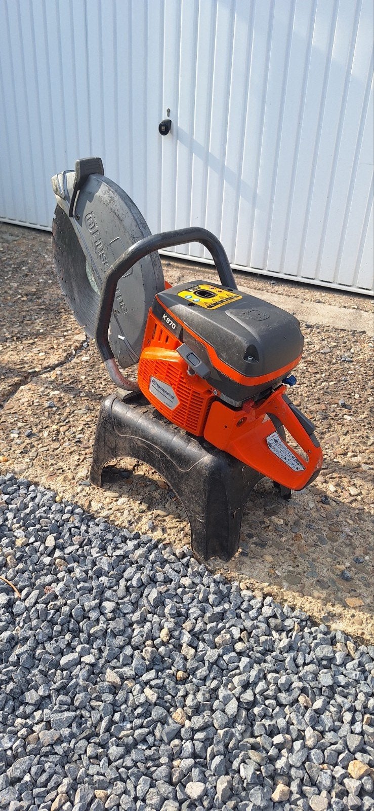 Découpeuse a béton professionnelle HUSQVARNA K970 Ø 400MM, Enlèvement