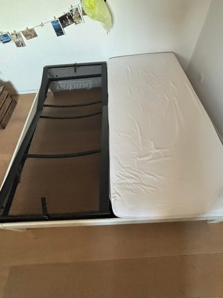 Bed Auping Auronde alpine wit 180cm, Huis en Inrichting, Ophalen, Zo goed als nieuw