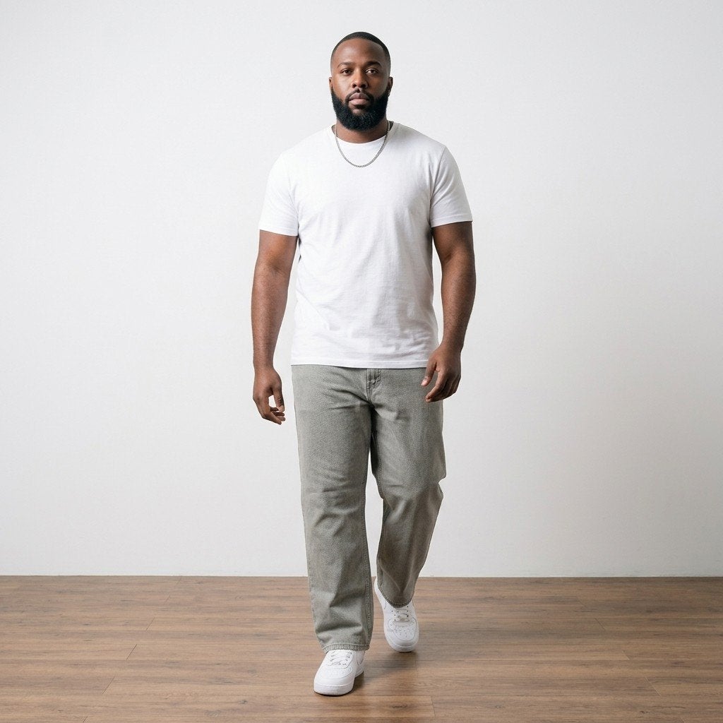Jean grande taille couleur gris clair taille 68