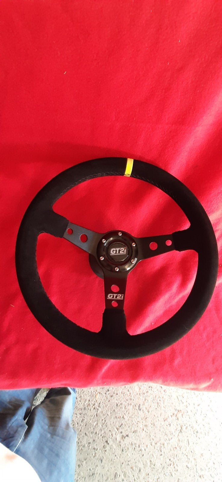 Volant sport Daim 35 cm avec moyeu Porsche neuf, Enlèvement ou Envoi