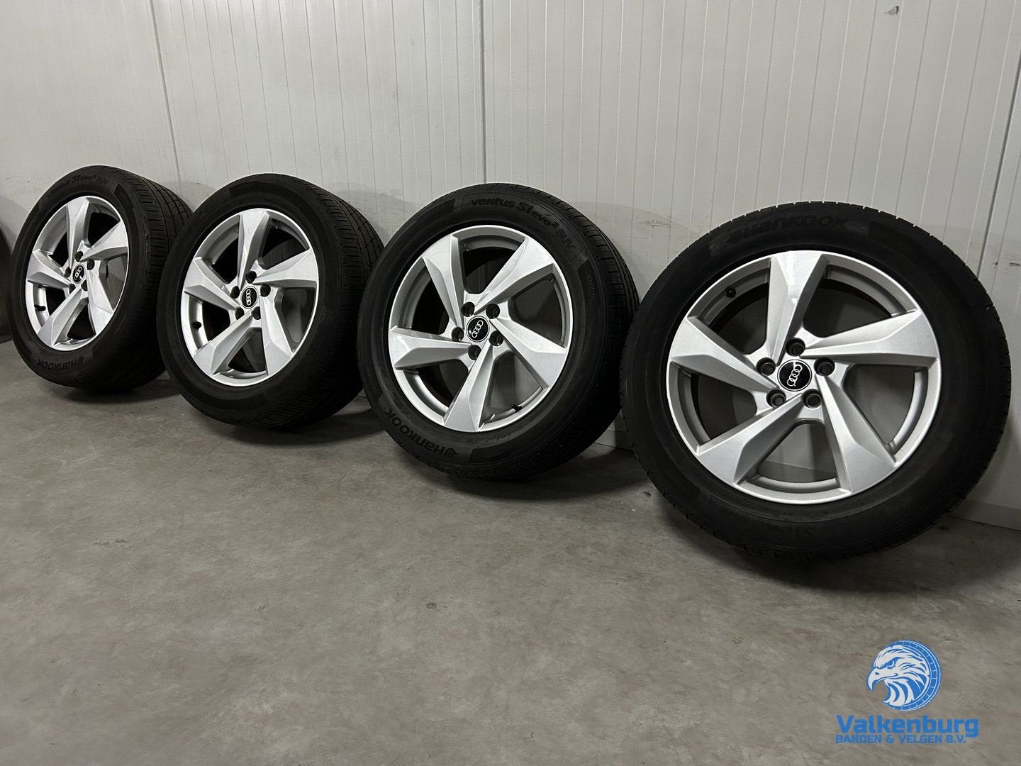 7mm! Originele Audi Q3 F3 83A 18 inch velgen 5x112 zomerband, 18 inch, Gebruikt, -, -