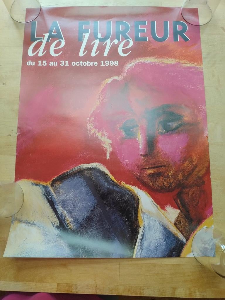 Affiche Roger Somville signée, Antiek en Kunst, Ophalen