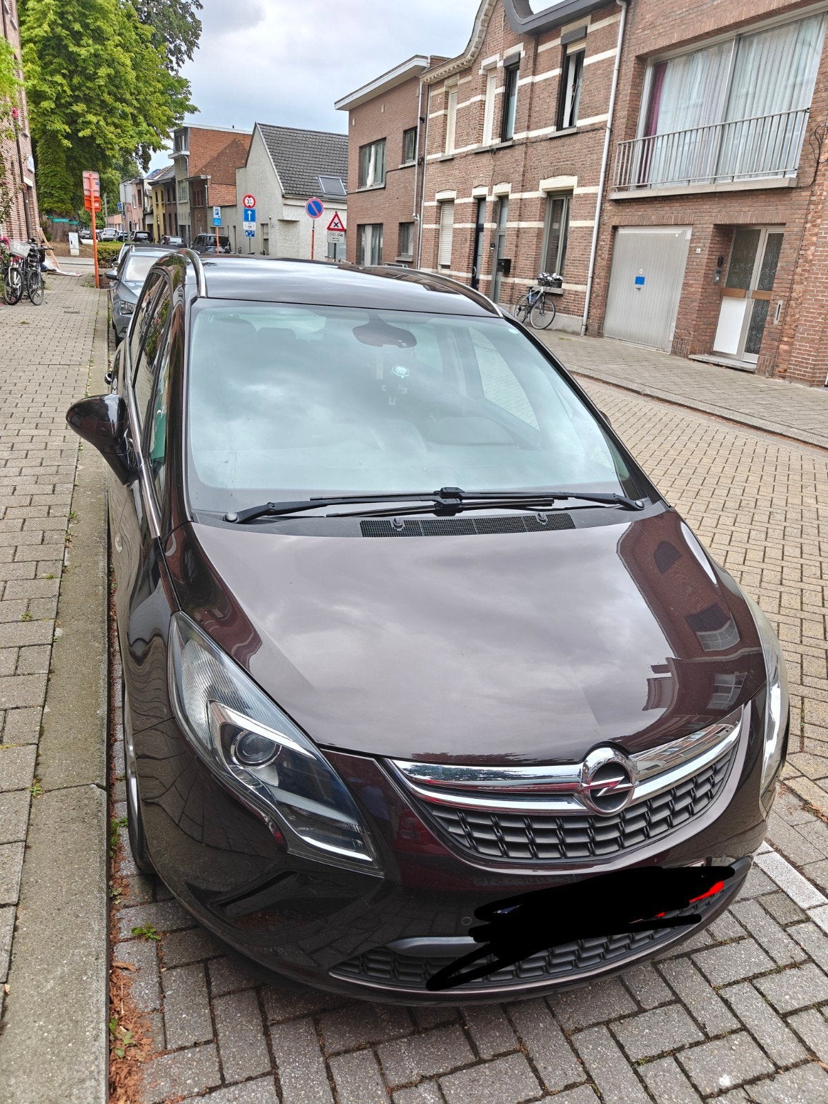 opel Zafira tourer 1.6 .2015.b6  Diesel, Auto's, Dealer onderhouden, Stof, 4 cilinders, Bruin