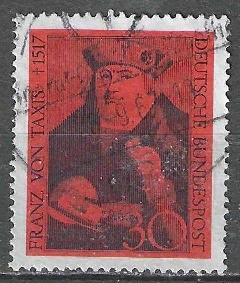 Allemagne Bundespost 1967 - Yvert 400 - Franz von Taxis (ST), Envoi, Affranchi