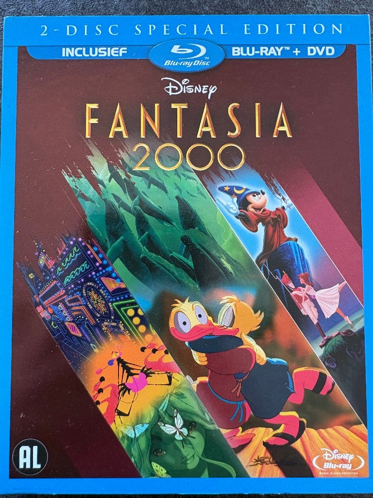 Fantasia 2000 Blu-ray, CD & DVD, Enlèvement ou Envoi, Film, Comprend un DVD, Néerlandais