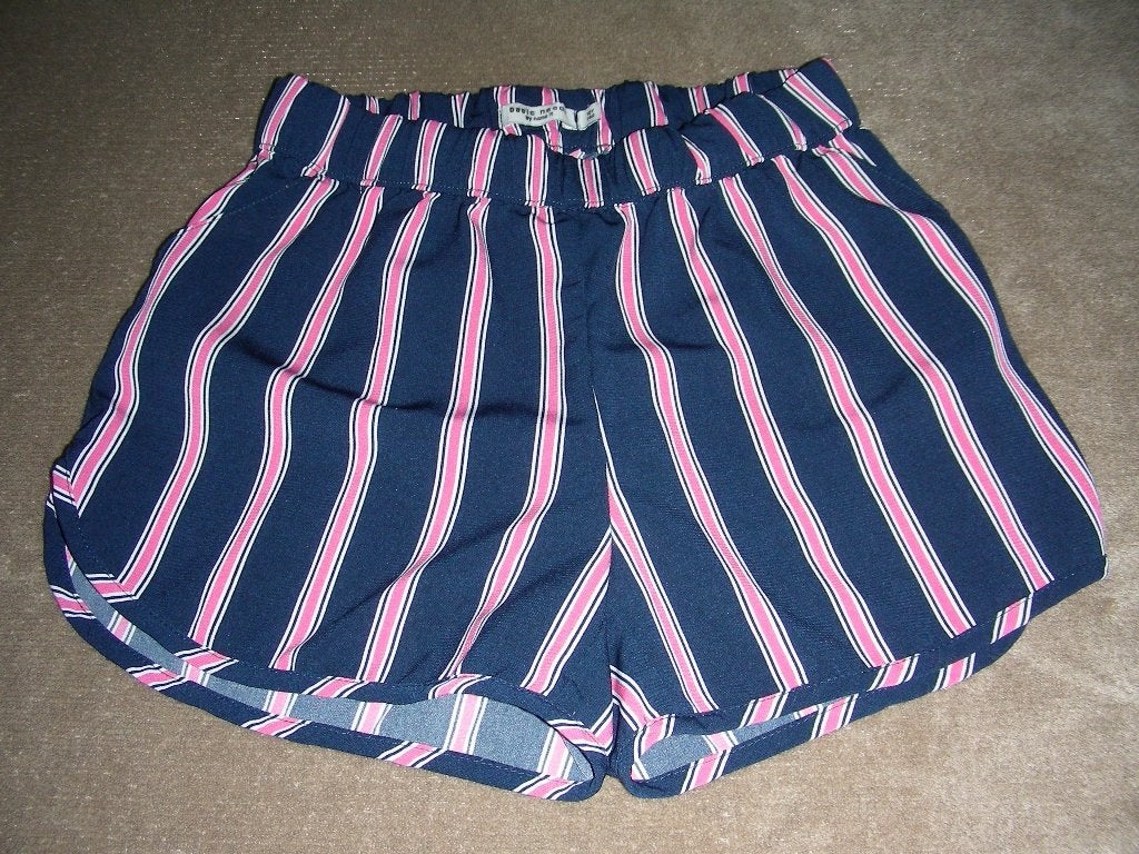 Donkerblauw gestreept short, Name It, 140, 10 jaar, Broek, NAME IT., Meisje, Ophalen of Verzenden