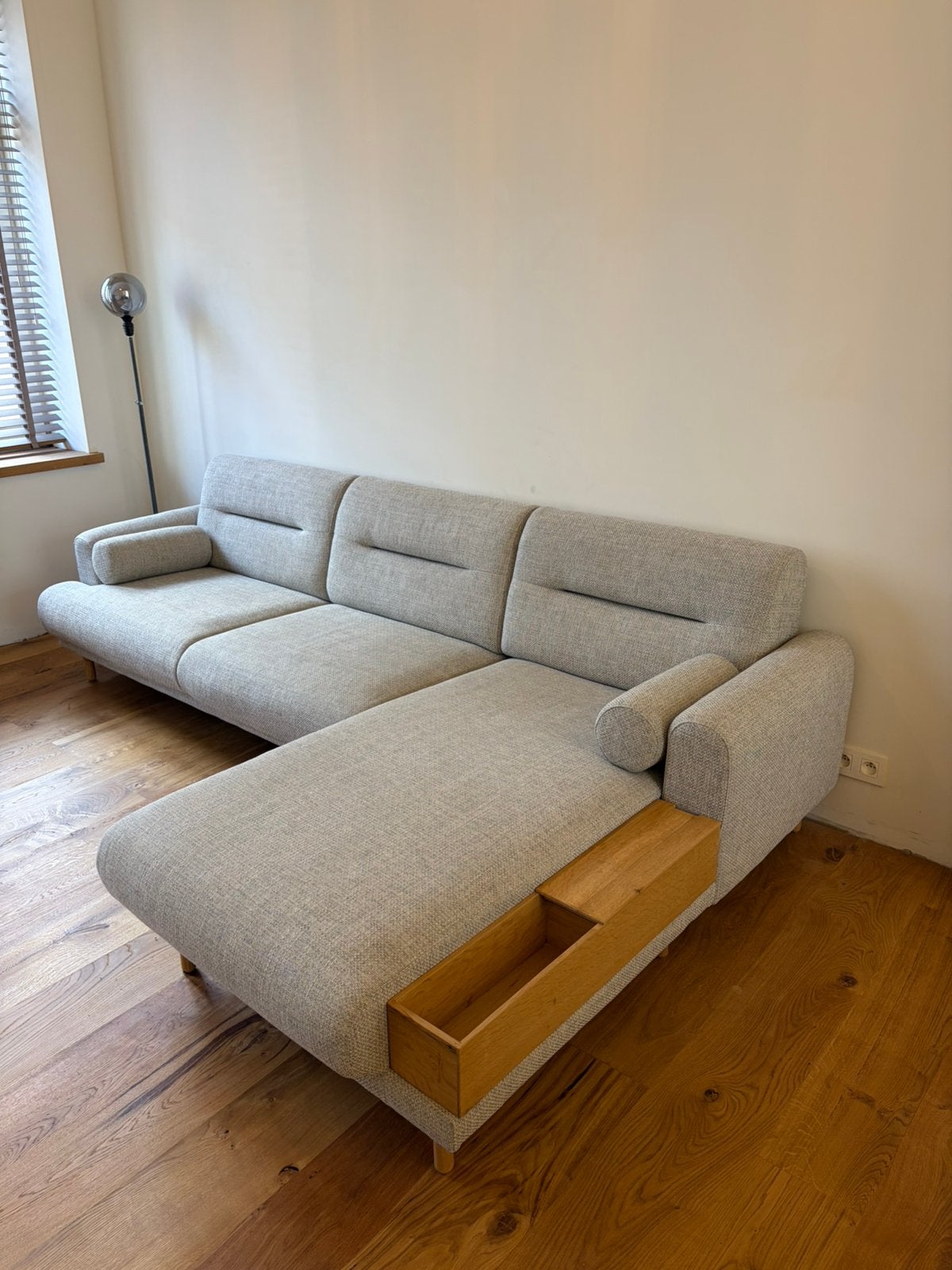 IKEA 3-zits chaise longue rechts - LÅNGARYD, Ophalen, 250 tot 300 cm, Driepersoons, 75 tot 100 cm