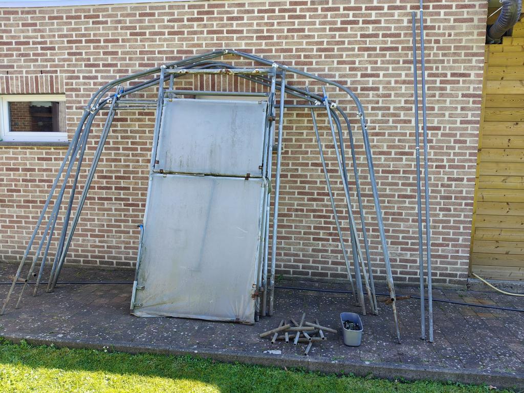 Stalen voor serre 6m x 3m, Tuin en Terras, Ophalen, Gebruikt