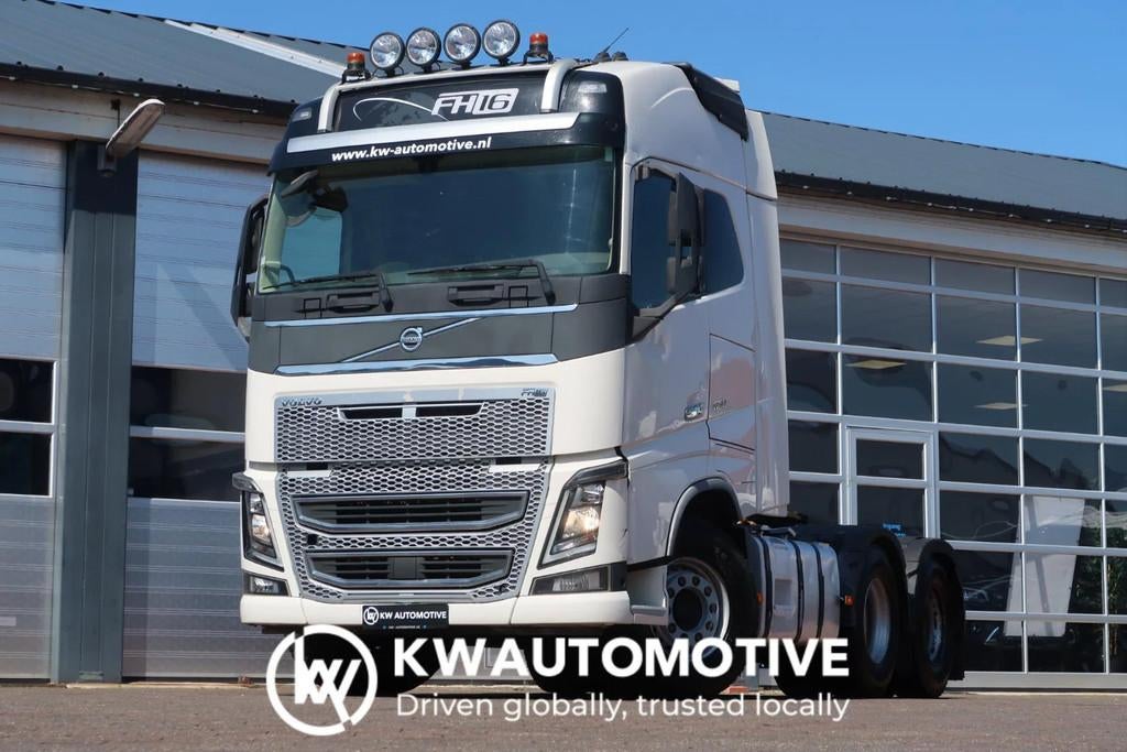 Volvo FH 16.650 6X4/ RETARDER/ PTO/ 2X TANK/ PARK AIRCO, Achterwielaandrijving, Euro 6, Wit, Bedrijf