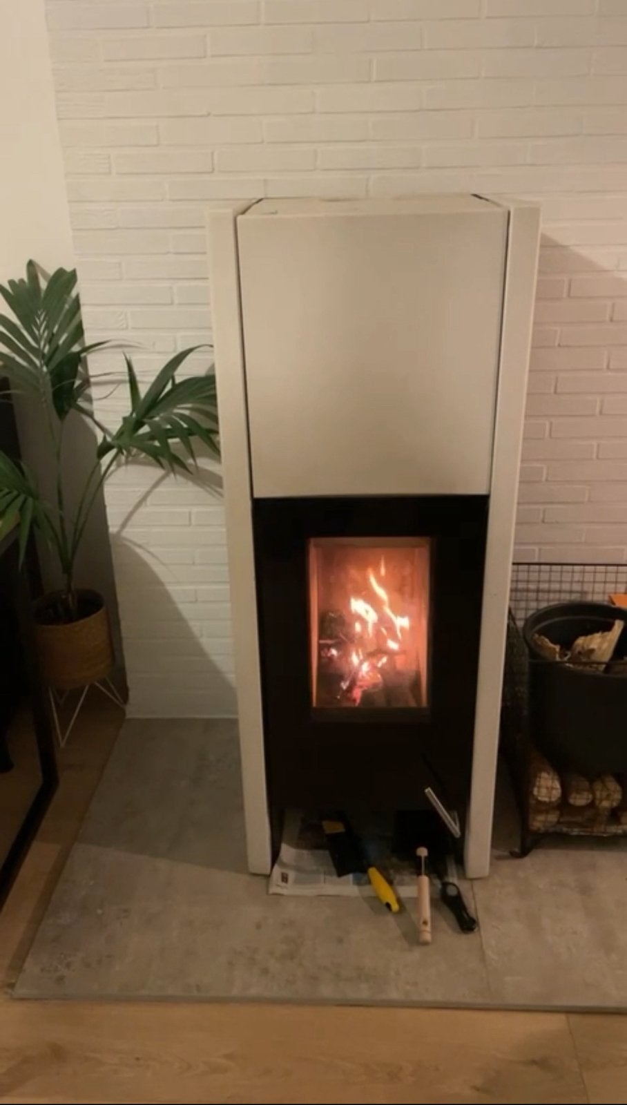 Houtkachel T-loft, Ophalen, Gebruikt, Houtkachel, Vrijstaand
